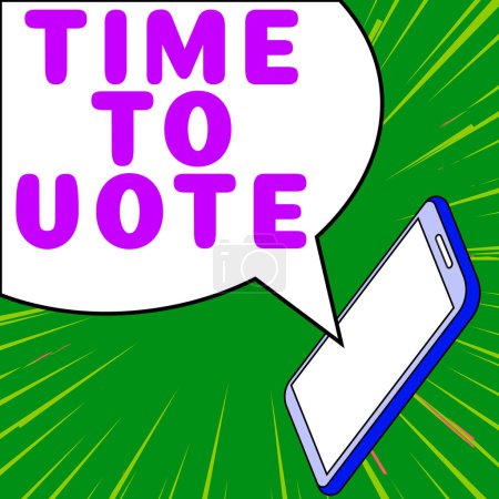 Photo for Text caption presenting Time To Vote, Conceptual photo Election ahead choose between some candidates to govern - Royalty Free Image