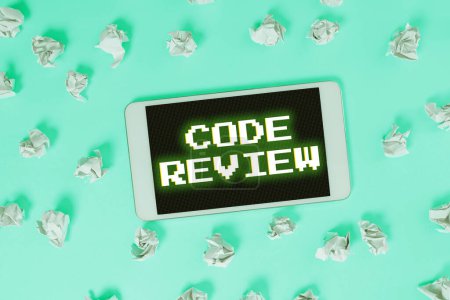 Photo for Inspiration showing sign Code Review, Business idea going over a subject in study or recitation to fix it - Royalty Free Image