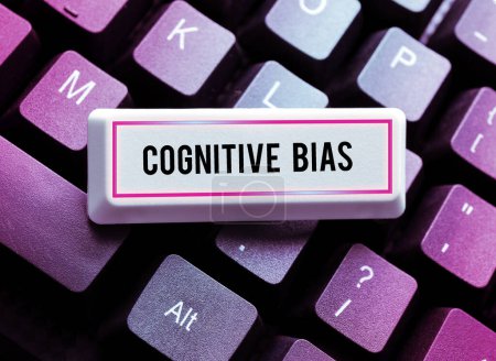 Photo for Conceptual display Cognitive Bias, Internet Concept Psychological treatment for mental disorders - Royalty Free Image