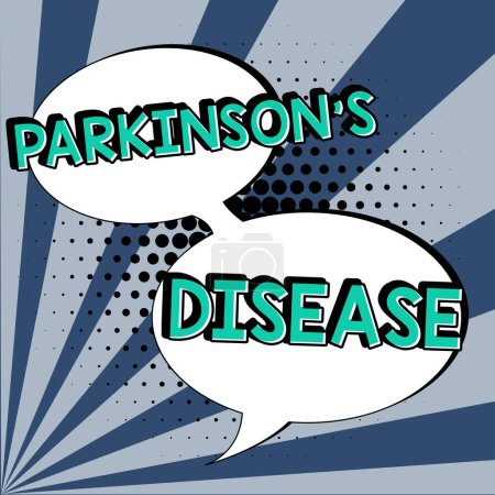 Photo for Inspiration showing sign Parkinsons Disease, Business overview nervous system disorder that affects movement and cognitive abilities - Royalty Free Image