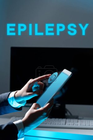 Foto de Writing displaying text Epilepsy, Business idea Fourth most common neurological disorder Unpredictable seizures - Imagen libre de derechos