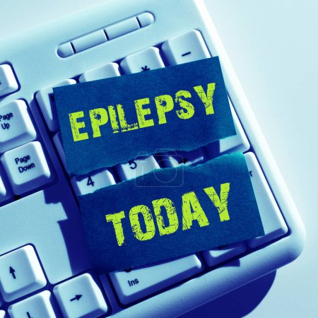 Foto de Texto de la escritura Epilepsia, Foto conceptual Cuarto trastorno neurológico más común Convulsiones impredecibles - Imagen libre de derechos