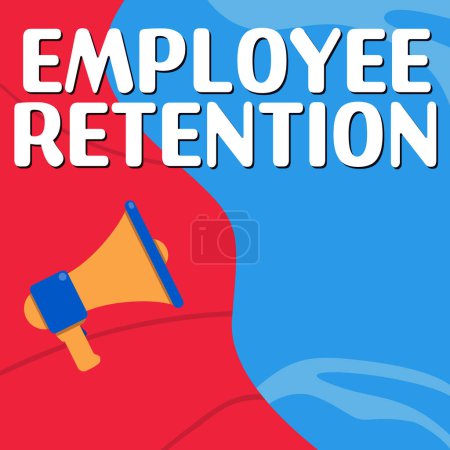 Foto de Visualización conceptual Retención de empleados, Visión general del negocio Método de reclutamiento interno empleado por las organizaciones - Imagen libre de derechos