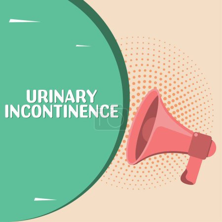 Téléchargez les photos : Légende textuelle présentant l'incontinence urinaire, Aperçu des activités Fuite incontrôlée d'urine Perte de contrôle de la vessie - en image libre de droit