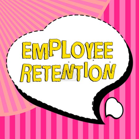Foto de Conceptual display Employee Retention, Business concept internal recruitment method employed by organizations - Imagen libre de derechos