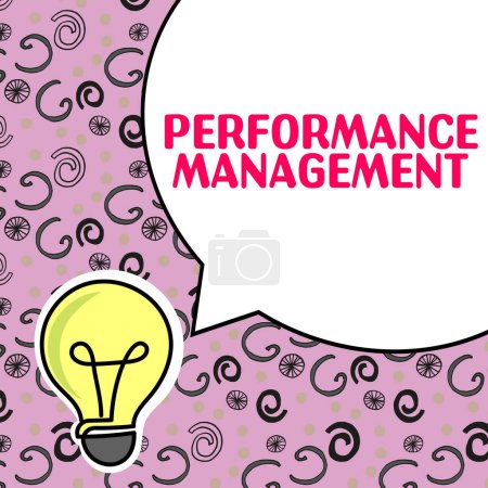 Photo for Inspiration showing sign Performance Management, Business approach Improve Employee Effectiveness overall Contribution - Royalty Free Image