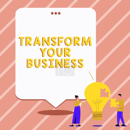 Foto de Texto que muestra inspiración Transforme su negocio, concepto de negocio Modifique la energía sobre innovación y crecimiento sostenible - Imagen libre de derechos