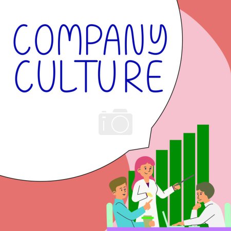 Foto de Conceptual display Company Culture, Business approach The environment and elements in which employees work - Imagen libre de derechos