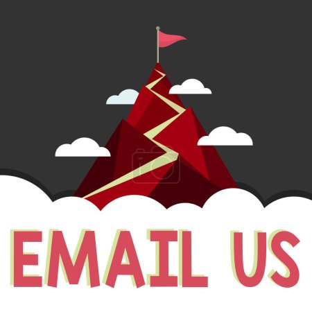 Téléchargez les photos : Envoi d'un message publicitaire à un groupe de personnes utilisant le courrier électronique - en image libre de droit