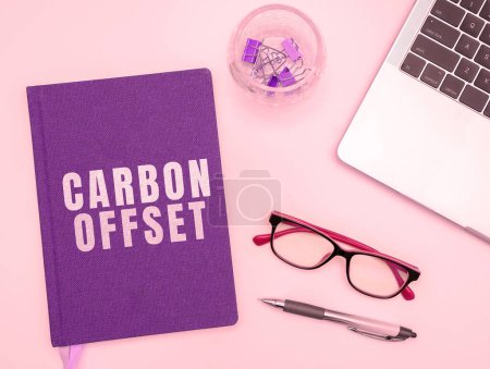 Photo for Conceptual display Carbon Offset, Business approach Reduction in emissions of carbon dioxide or other gases - Royalty Free Image