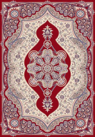 Teppich Design Rahmen Persische Teppiche Textur