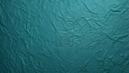 Photo for Turquoise rough background, tissue paper with space for an inscription - Royalty Free Image