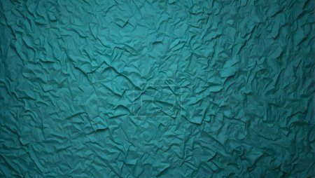 Photo for Turquoise rough background, tissue paper with space for an inscription - Royalty Free Image