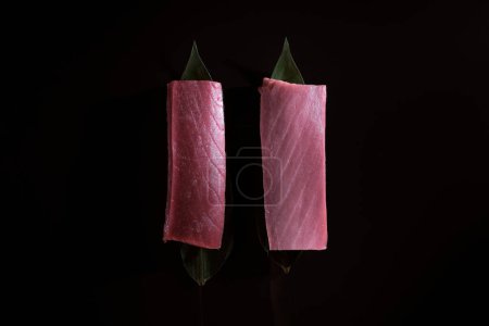 Photo for Delicious fresh bluefin tuna loin portions - Royalty Free Image