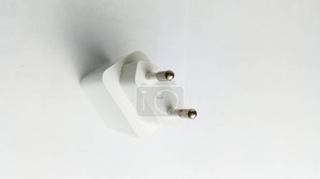 Photo for Universal plugs adapters on white background - Royalty Free Image