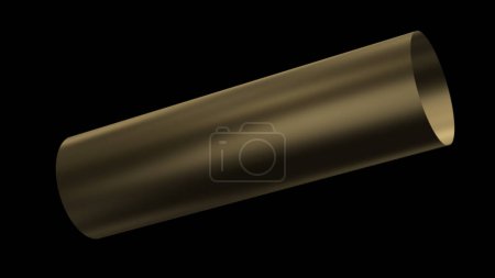 Photo for Realistic 45cal Grunge Bullet Shell - Royalty Free Image