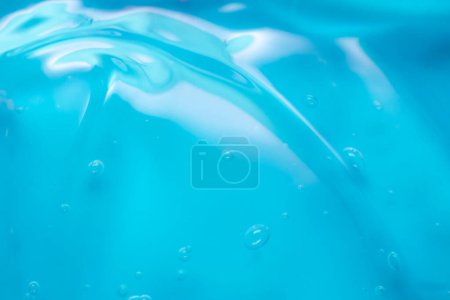 Téléchargez les photos : Fond de gel épais bleu avec bulles d'air - en image libre de droit