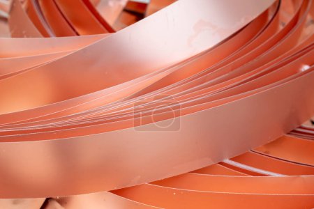 Photo for Copper waste, copper waste for recycling - Royalty Free Image