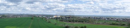 la ciudad de Piekary Slaskie, vista desde el Montículo de Liberación