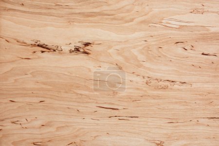 Foto de Textura de madera de abedul natural claro, madera contrachapada, fondo. - Imagen libre de derechos