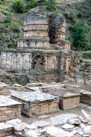 Téléchargez les photos : Ce site historique du site archéologique de Tokar dara dans la vallée du Najigram - en image libre de droit