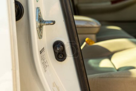 Foto de Car door struts for absorbing door shocks - Imagen libre de derechos