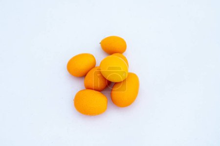 Kumquat fruit isolated on white background