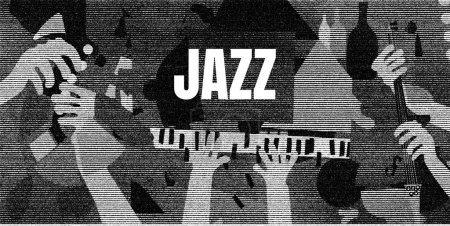 Téléchargez les photos : Jazz musique festival fond - en image libre de droit