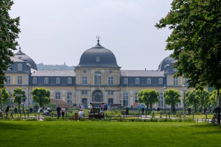 Photo for Bonn, Germany - May 22, 2023 : View of the Poppelsdorf Palace, a Mineralogical Museum and a Botanical Garden in Bonn Germany - Royalty Free Image