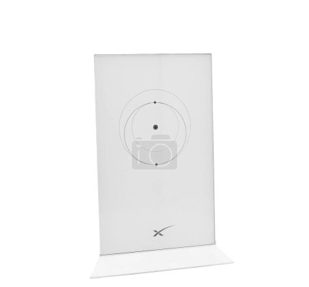 Photo for Ocala, Florida November 2023 Starlink star link mesh node Wi-Fi router wirelessly extend your network throughout your home to provide a more reliable connection and faster speeds isolated on white - Royalty Free Image