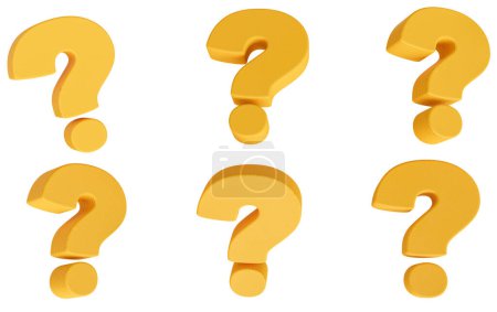 Photo for Question mark and exclamation marks on white background - Royalty Free Image