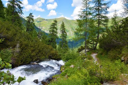 Photo for View of Muritzen stream in Ankogelgruppe, High Tauern, Austria - Royalty Free Image