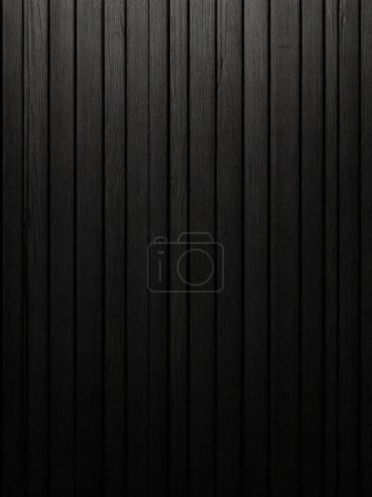 Black wood texture background. Abstract wooded floor surface vector.