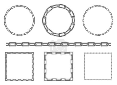Ilustración de Ilustración del diseño del vector de cadena aislada sobre fondo blanco - Imagen libre de derechos