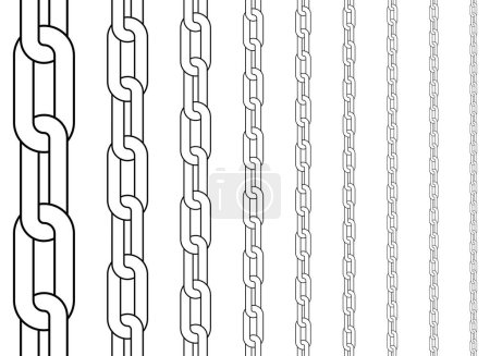 Illustration for Chain vector design illustration isolated on white background - Royalty Free Image