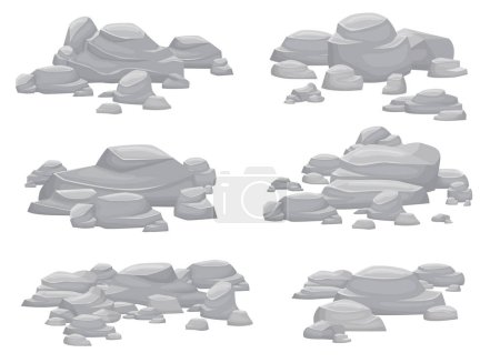 Illustration for Stone vector design illustration isolated on white background - Royalty Free Image
