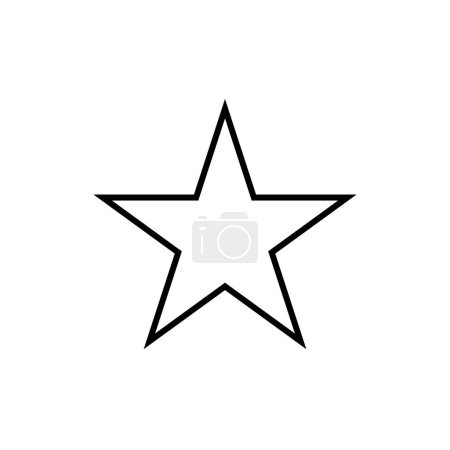 Téléchargez les photos : Icône étoile en design plat. icône étoile sur fond blanc. Illustration vectorielle. - en image libre de droit