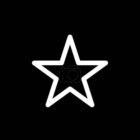 Photo for Star_IconStar icon in flat design. Star icon on white background. Vector illustration. - Royalty Free Image