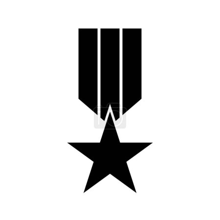 Ilustración de Icono estrella en diseño plano. Icono estrella sobre fondo blanco. Ilustración vectorial. - Imagen libre de derechos