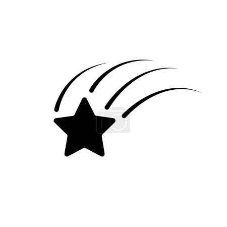 Ilustración de Icono estrella en diseño plano. Icono estrella sobre fondo blanco. Ilustración vectorial. - Imagen libre de derechos