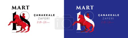 Téléchargez les photos : 18 mars 1915 anakkale Zaferi Kutlu Olsun. (Canakkale Trkiye) Traduction : Heureux 18 Mars Canakkale Jour de la Victoire. (Canakkale Turquie) - en image libre de droit