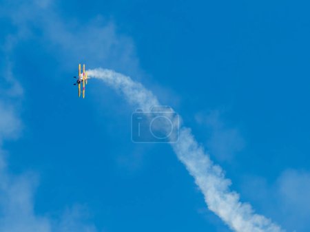 Photo for Air show "III Swidnik Air Festival 2023". The picture shows the Boeing Stearman Model 75. - Royalty Free Image