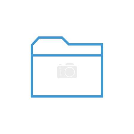 Illustration for Folder icon vector illustration - Royalty Free Image