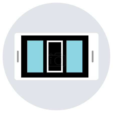 Illustration for Smartphone. web icon simple design - Royalty Free Image
