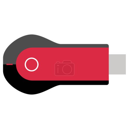 Illustration for Usb flash drive icon. vector illustration. memory stick - Royalty Free Image