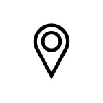 Map, location simple icon vector illustration