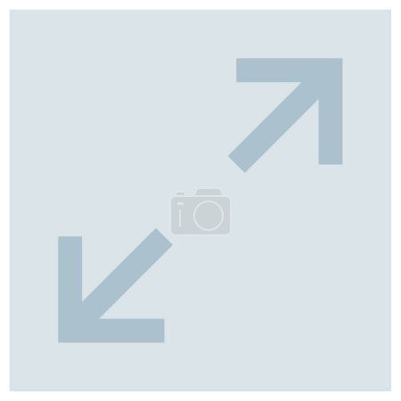 Ilustración de Expandir icono de ventana vector - Imagen libre de derechos