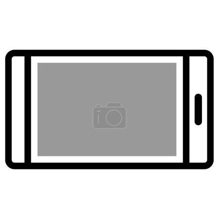 Téléchargez les illustrations : Illustration vectorielle de téléphone portable icône moderne - en licence libre de droit