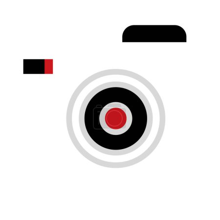 YouTube simple icon vector illustration, video, media concept  