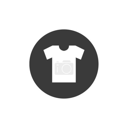 Illustration for Clothes shirt icon vector illustration, t-shirt - Royalty Free Image